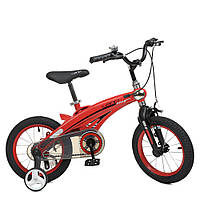 Велосипед детский двухколесный 12 дюймов магниевая рама с звонком D&T Lanq Projective WLN1239D-T-3 Красный