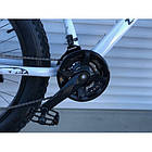 Гірський Велосипед Фэтбайк TopRider 26 дюймів "215" Розмір рами 17 Білий, фото 4
