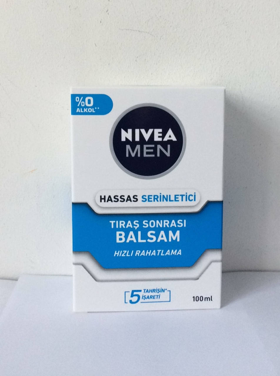 

Бальзам после бритья мужской Nivea 100 мл. ( Нивея Для чувствительной кожи охлаждающий )