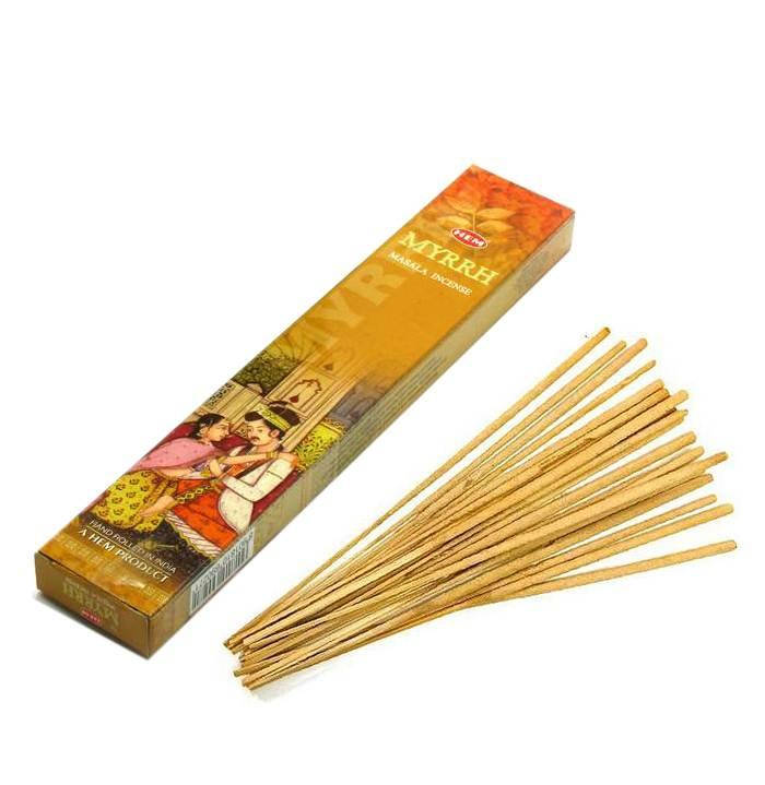 

Myrrh Masala Small Box (Мирра, Hem) пыльцовое благовоние