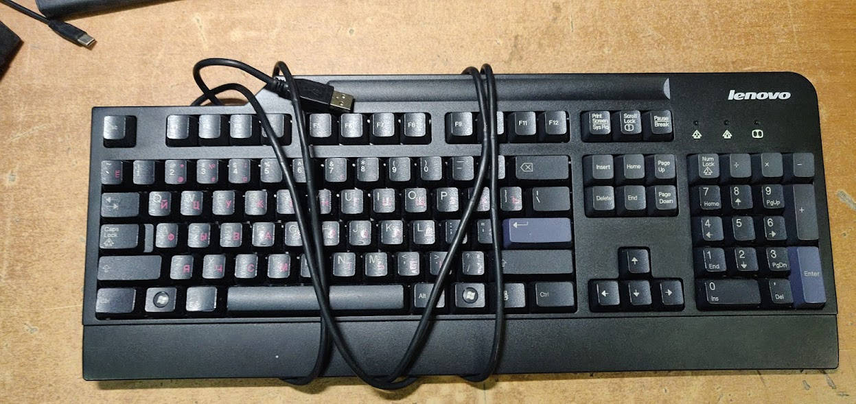 

Брендовая клавиатура Lenovo SK-8825 USB № 211409