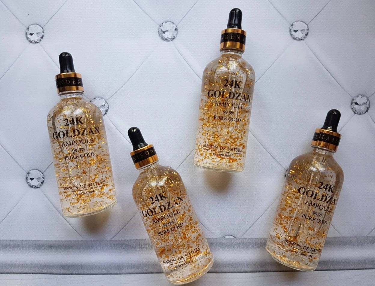 

Сыворотка для лица 24K Goldzan с пептидами и экстрактом золота 100 мл