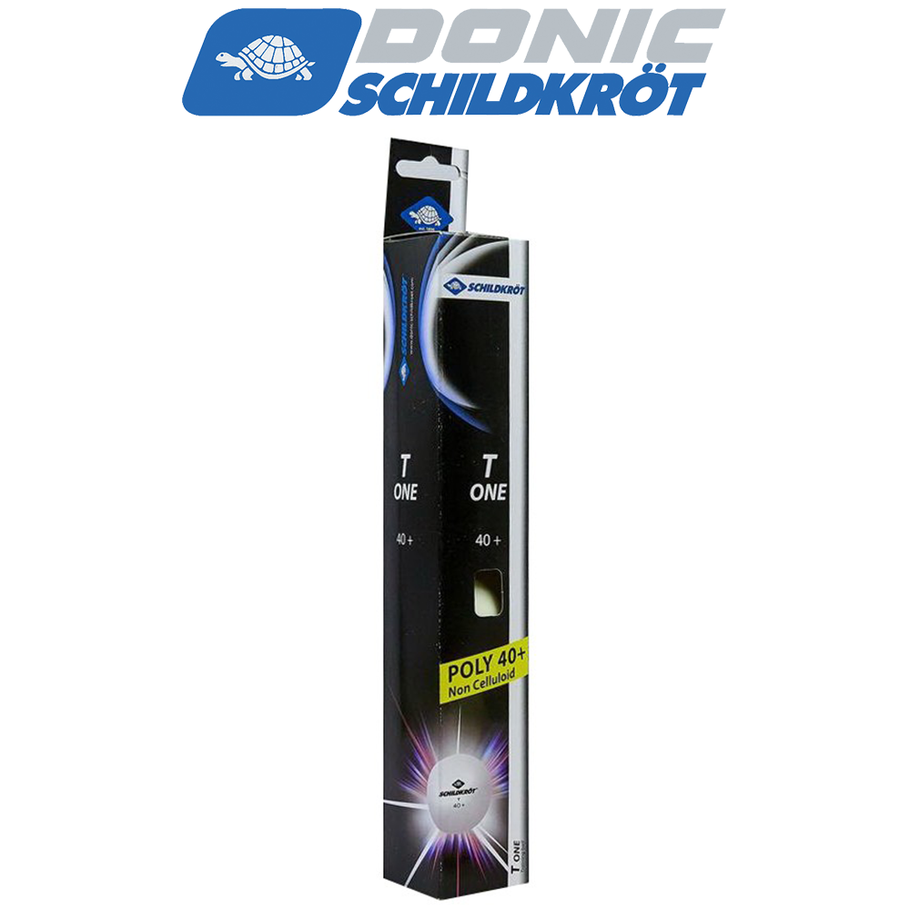 

Мячи для настольного тенниса Donic-Schildkrot T-one 6шт, белые