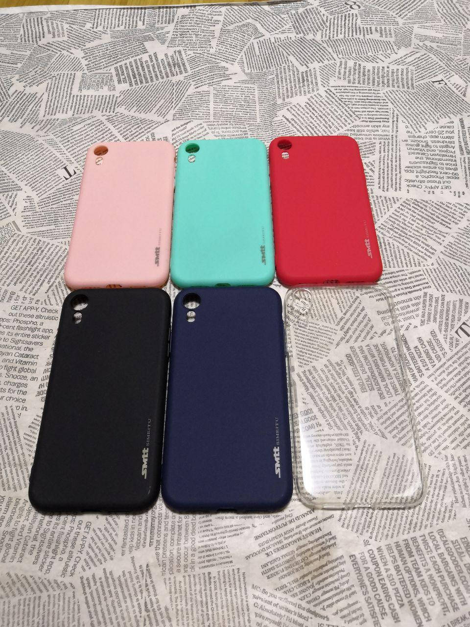 

TPU чехол Smitt накладка бампер для Apple Iphone Xr, Разные цвета
