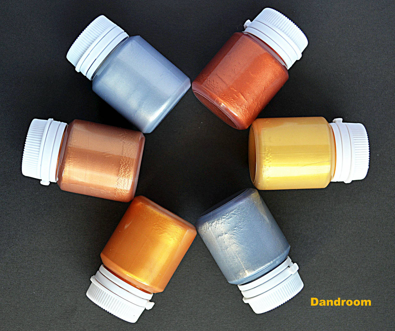 

Набор акриловых красок для декора, Металлик, 6 цветов по 20 мл, ROSA ТАLENT