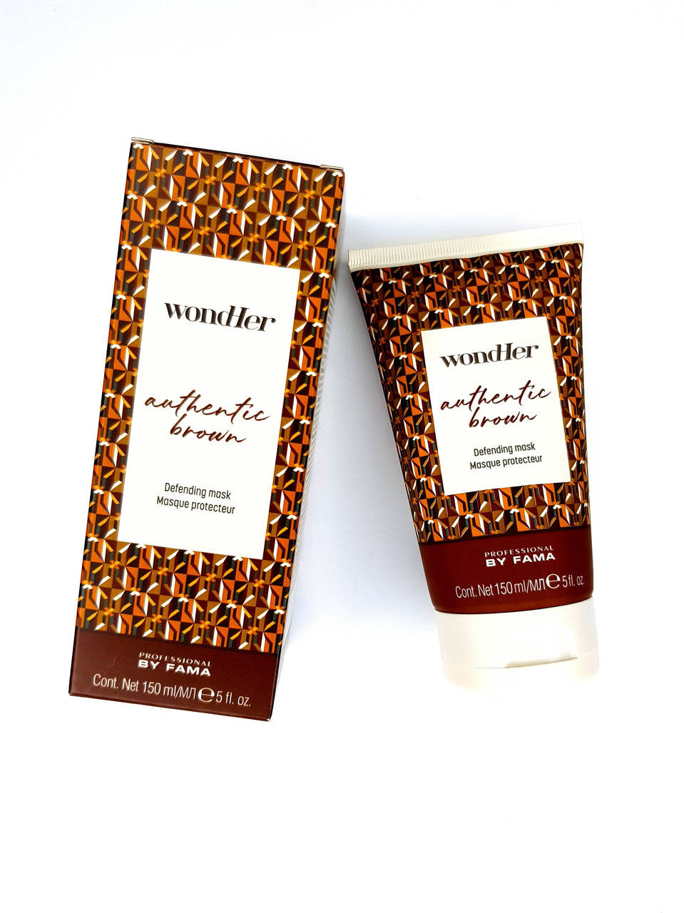 

Маска для коричневых каштановых оттенков волос BY FAMA WONDHER AUTHENTIC BROWN DEFENDING MASK, 150 мл