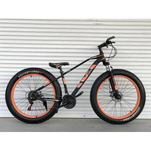 

ВЕЛОСИПЕД ФЕТБАЙК TOPRIDER 26 ДЮЙМОВ 720 SHIMANO / СТАЛЬНАЯ РАМА 17Д Оранжевый