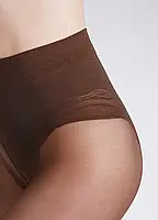 Колготки 40 ден з утягуючими трусиками Giulia Body 40 чорного бежевого капучино кольорів розміри 2 3 4, фото 6