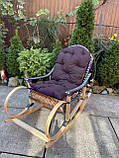 Крісло гойдалка з подушкою в 2-х кольорах, фото 5