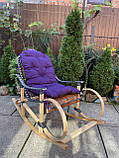 Крісло гойдалка з подушкою в 2-х кольорах, фото 2