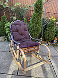 Крісло гойдалка з подушкою в 2-х кольорах, фото 10