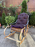 Крісло гойдалка з подушкою в 2-х кольорах, фото 9