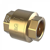 Обратный клапан для воды V&G VALOGIN пружинный 1/2" VG-401101