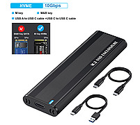 Зовнішня кишеня для M2 SSD NVMe PCIe USB 3.1 Type-C Deepfox M2N Original, фото 7