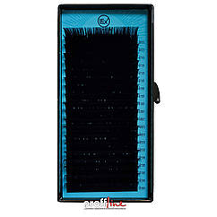 Вії для нарощування LEX чорні 0.10 D 14 мм