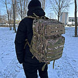 Рюкзак тактичний військовий 50л мультикам, фото 8