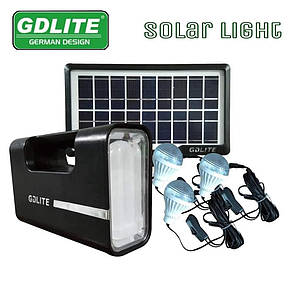 Ліхтар GD-1 із сонячною панеллю + повербанк + лампа 3 шт., фото 2