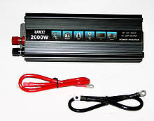 Инвентор напруги 2000w, перетворювач UKC 12/220 500w, автомобільні інвертори, перетворювачі напряжени