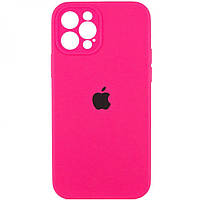 Чехол Silicone Case Full Camera with Frame для iPhone 12 Pro Max Цвет 37.Rose red
