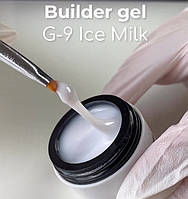 Гель для нарощування Builder gel Nice for you Ice milk Молочний 15 г G-9