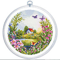 BU5034 Санта з подарунками ©Richard Macneil. Luca-S. Набір для вишивки хрестиком