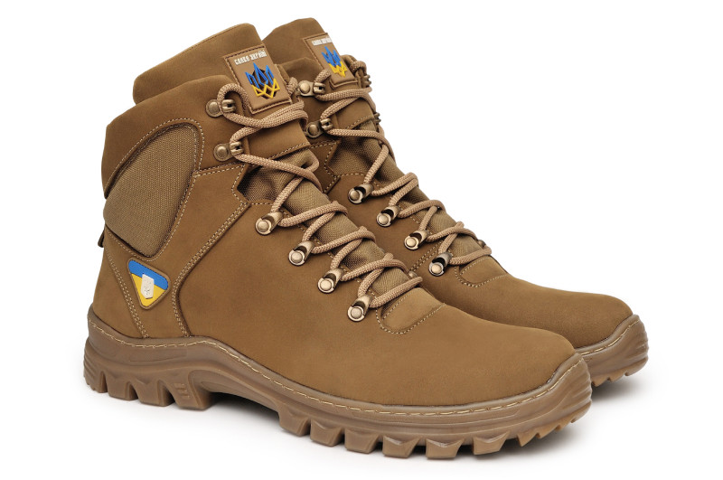 Чоловічі шкіряні берці великих розмірів  Taurus 870 койот