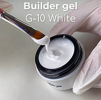 Гель для нарощування Builder gel Nice for you  White Білий 30 г G10