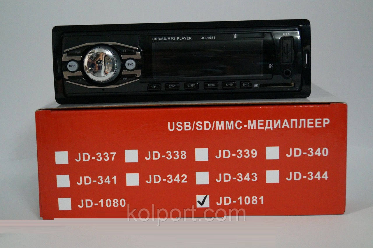 Автомагнитола Pioneer JD-1081 USB SD, аудиотехника, магнитола для авто, аудиотехника и аксессуары, электроника - фото 1 - id-p343690486