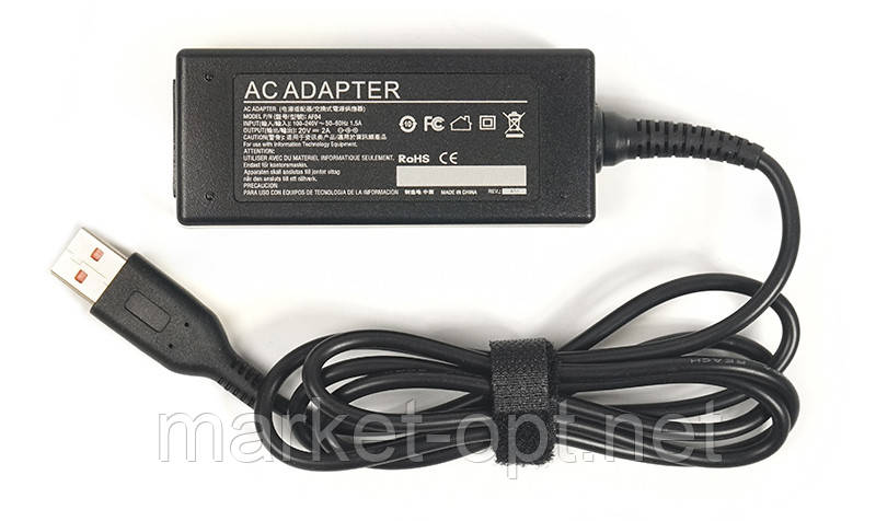 Блок живлення для ноутбуків PowerPlant IBM/LENOVO 220V, 20V 40W 2A (YOGA3), фото 1