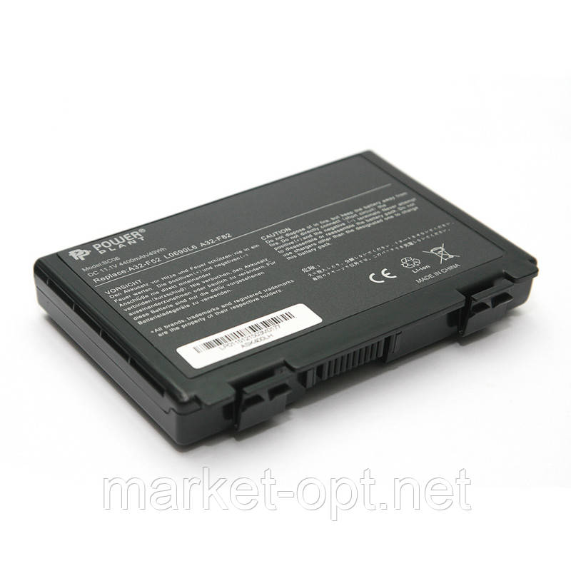 Акумулятор PowerPlant для ноутбуків ASUS F82 (A32-F82, ASK400LH) 11.1V 4400mAh, фото 1