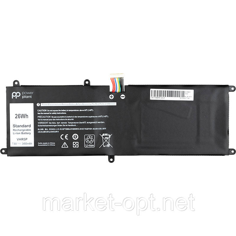 Акумулятор PowerPlant для ноутбуків DELL Latitude 11 5175 (VHR5P) 7.6V 3400mAh, фото 1