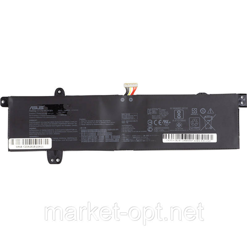 Акумулятор для ноутбуків ASUS X402B (C21N1618) 7.7V 4780mAh (original), фото 1