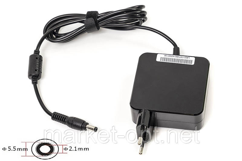 Блок живлення для ноутбуків PowerPlant ACER 220V, 19V 65W 3.42A (5.5*2.1) wall mount, фото 1