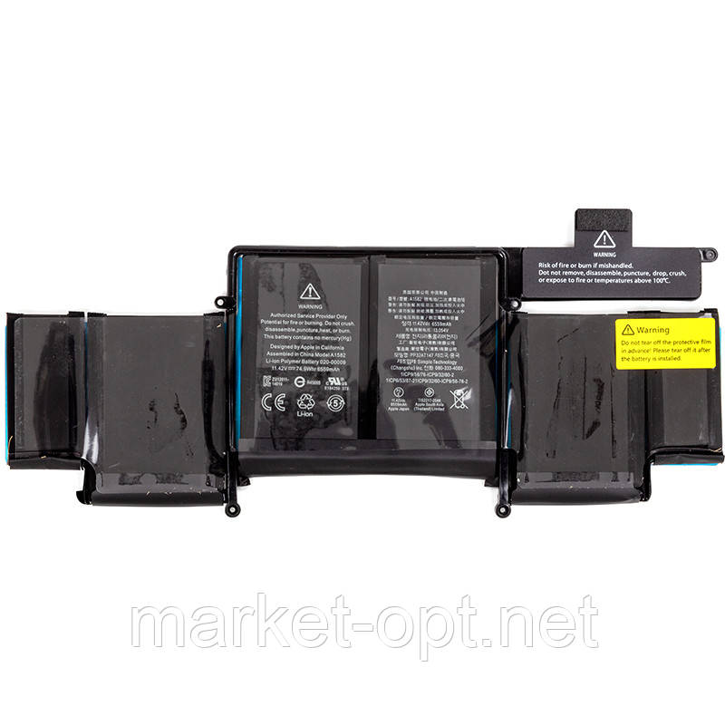 Акумулятор для ноутбуків APPLE Macbook Pro 13 Retina (A1582) 11.42V 6559mAh (original), фото 1