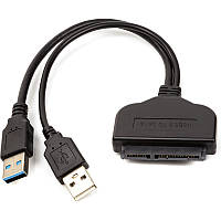 Адаптер PowerPlant 2*USB 3.0 — SATA III, 15 см