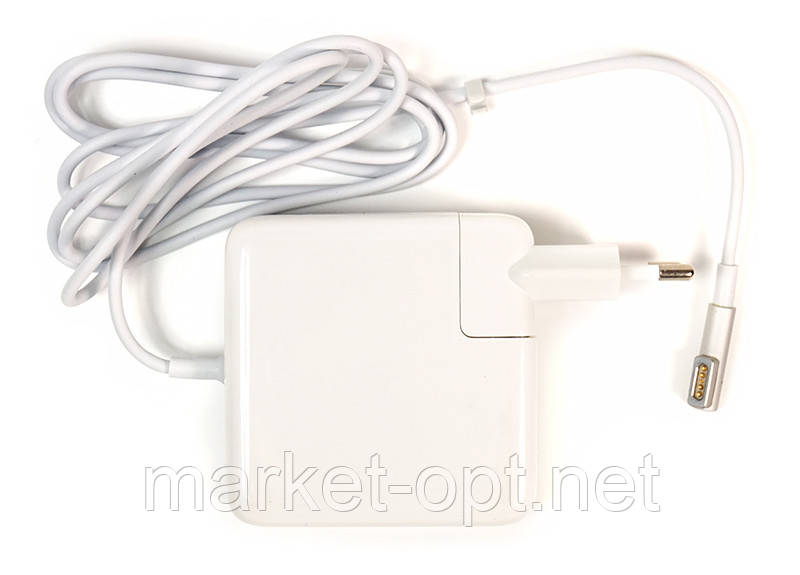 Блок живлення для ноутбуків PowerPlant APPLE 220V, 16.5V 60W 3.65A (Magnet tip), фото 1