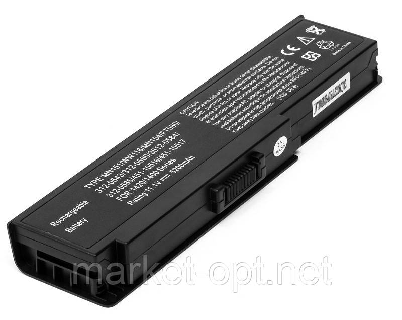 Акумулятор PowerPlant для ноутбуків DELL Inspiron 1400 (MN151 DE-1420-6) 11.1V 5200mAh