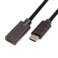 Кабель PowerPlant USB Type-C M/F (USB3.0) 3А, AWG24+32, 3м