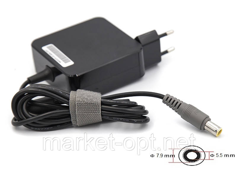 Блок живлення для ноутбуків PowerPlant IBM/LENOVO 220V, 20V 65W 3.25A (7.9*5.5) wall mount, фото 1