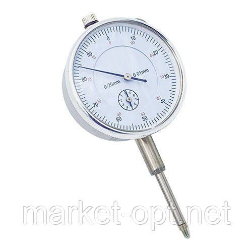 Індикатор годинникового типу стрілковий 0-10 мм 0,01 мм PROTESTER DIAI0010, фото 1