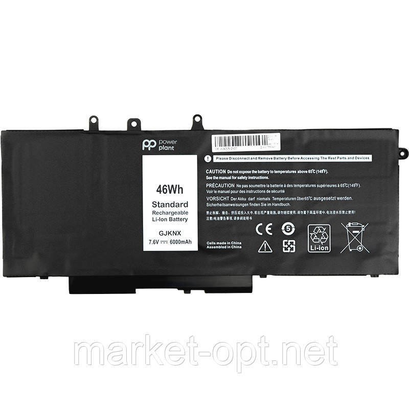 Акумулятор PowerPlant для ноутбуків DELL Latitude E5580 (GJKNX) 7.6V 6000mAh, фото 1