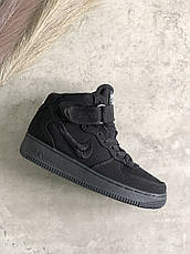 Чоловічі кросівки Nike Air Force 1 Mid Stussy Black ALL09944, фото 5