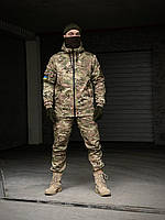 Тактический мужской комплект Terra Hot мультикам Военный костюм камуфляж мультикам для ЗСУ