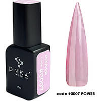 Жидкий гель для наращивания DNKa' Pro Gel №007 Power 12 мл (неоново-розовый)