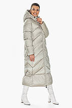 Жіноча куртка лаконічна сандалова модель 58968 42 (XXS), фото 3