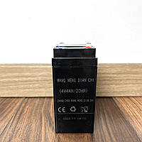 Герметичний свинцево-кислотний акумулятор для весов 4v 4ah 20hr