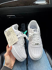 Чоловічі кросівки Nike Air Force 1 Low 07 Essential White Metallic Silver DD1523-100, фото 5