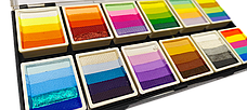 ПАЛІТРА АКВАГРИМ GrimMaster SPLIT CAKES COLORS Santorini 120 G, фото 6