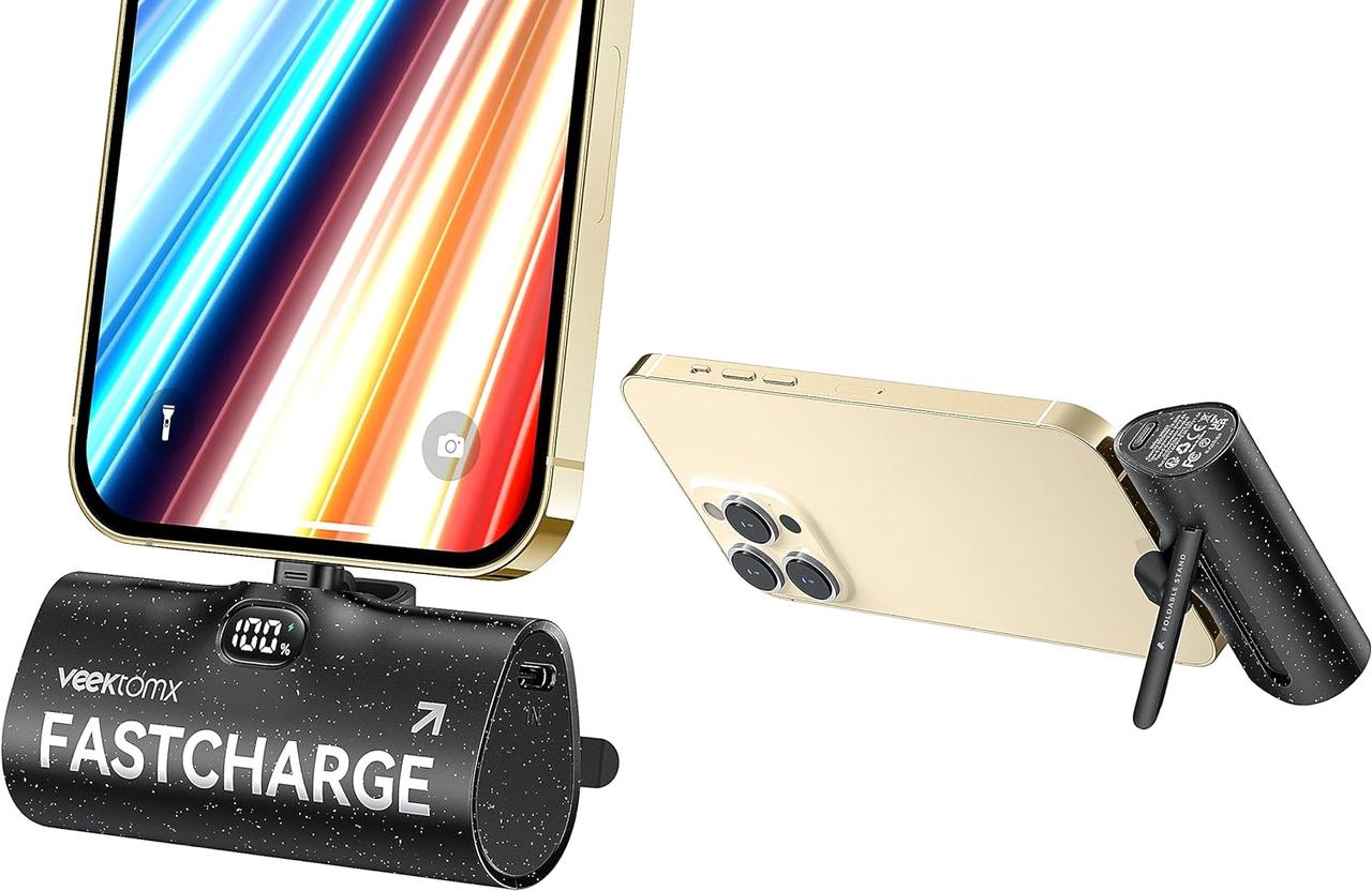 Мініблок живлення, 5000 мА·год 20 Вт PD 3.0 Повербанк павербанк для Iphone Lightning airpods