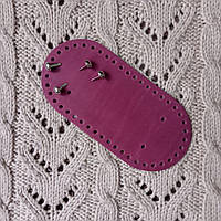 Денце для в'язаних сумок. Фуксия